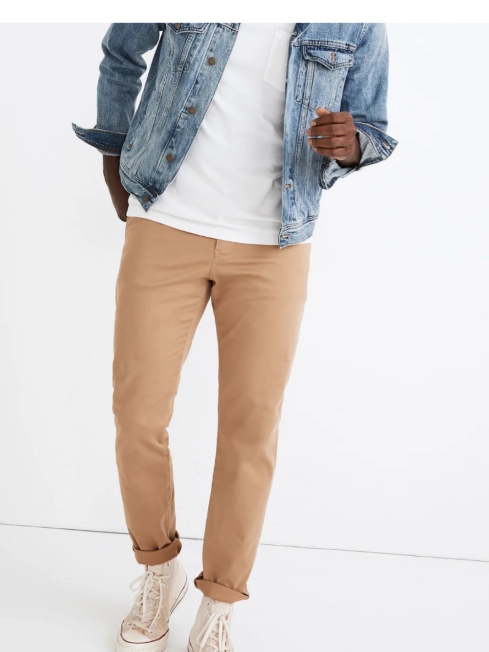 Madewell Penn Athletic Slim Soft & Stretchy Chino Pants Castle Brown Size 31x32
